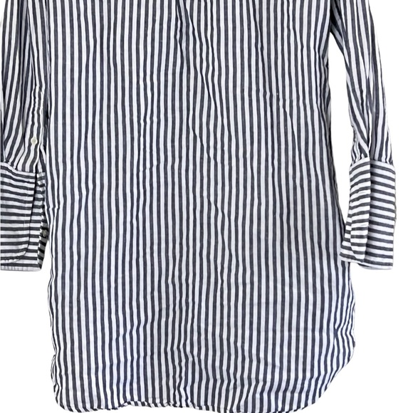 J. Crew | Like new Classic-fit beach shirt in striped linen-cotton blend size XS - Picture 10 of 15